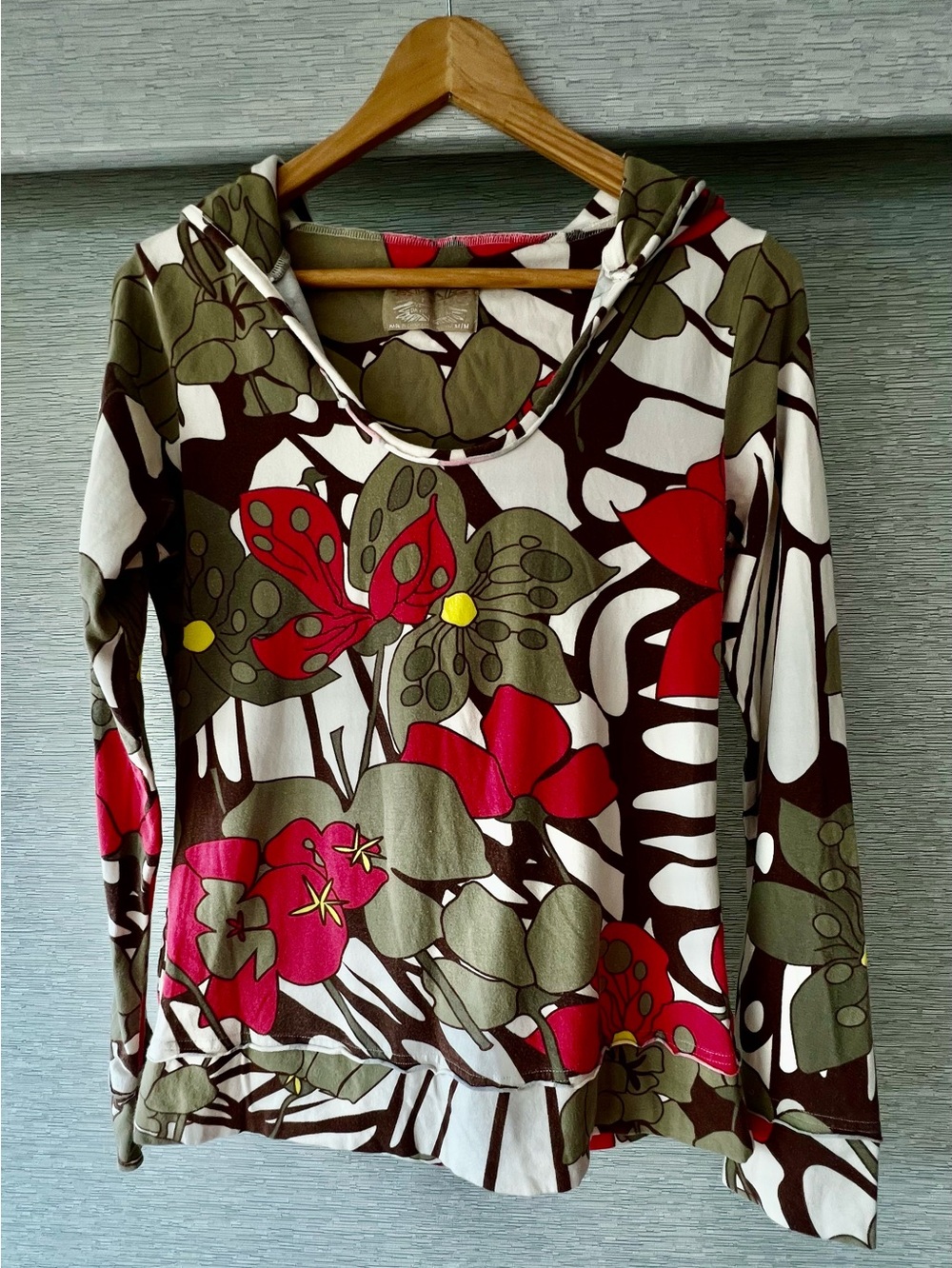 Buffalo Floral Hooded Long-Sleeve by David Bitton